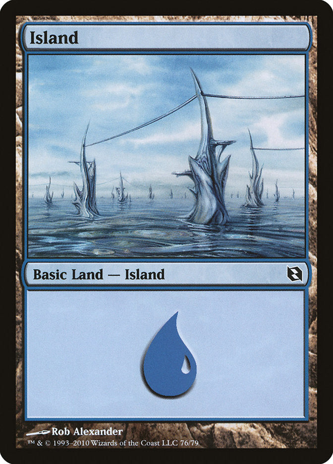 Island (76) [Duel Decks: Elspeth vs. Tezzeret] | All About Games