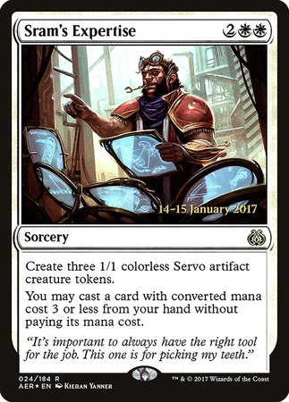 Sram's Expertise [Aether Revolt Promos] | All About Games
