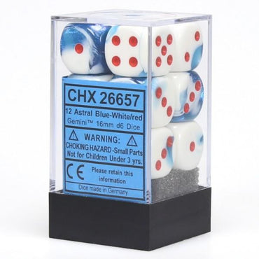 Gemini 7: 16mm D6 Astral Blue/White/Red (12) CHX26657