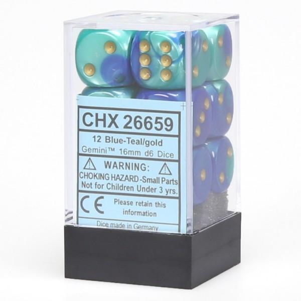 Gemini 7: 16mm D6 Blue/Teal/Gold (12) CHX26659