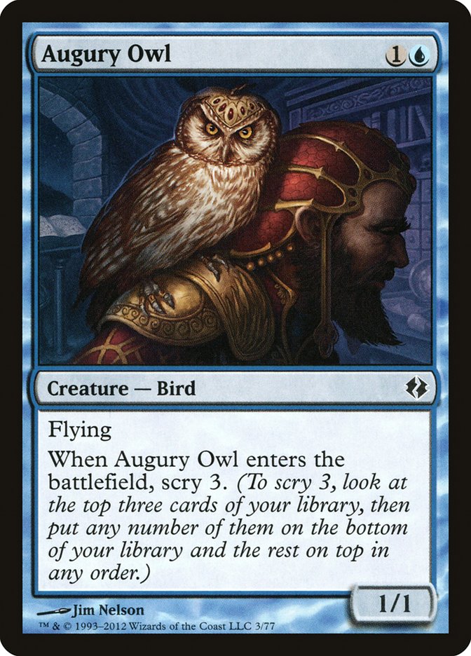 Augury Owl [Duel Decks: Venser vs. Koth] | All About Games