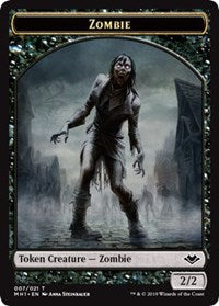 Zombie (007) // Spider (014) Double-sided Token [Modern Horizons Tokens] | All About Games