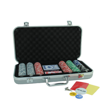 Silver Aluminum Poker Chip Set