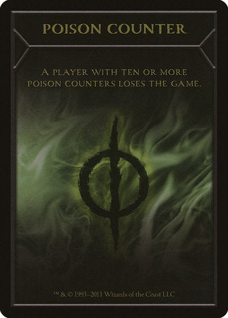 Poison Counter Token [New Phyrexia Tokens] | All About Games