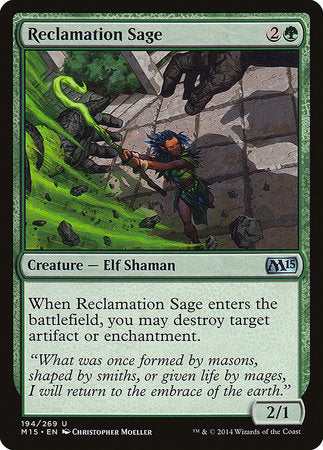 Reclamation Sage [Magic 2015] | All About Games