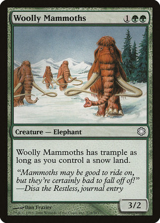 Woolly Mammoths [Coldsnap Theme Decks] | All About Games