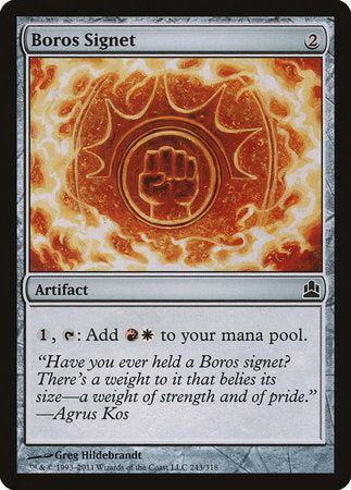 Boros Signet [Commander 2011] | All About Games