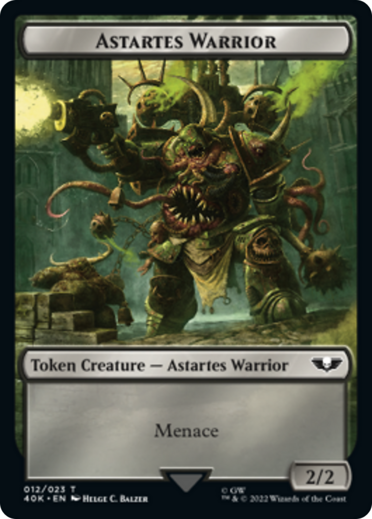 Astartes Warrior // Plaguebearer of Nurgle [Universes Beyond: Warhammer 40,000 Tokens] | All About Games