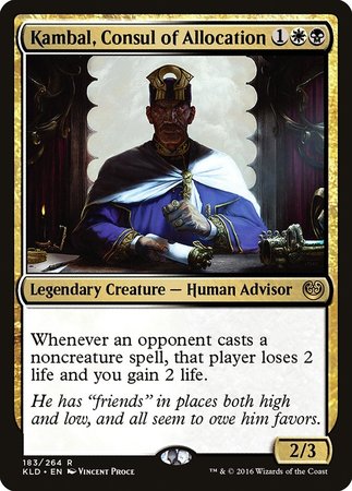 Kambal, Consul of Allocation [Kaladesh] | All About Games