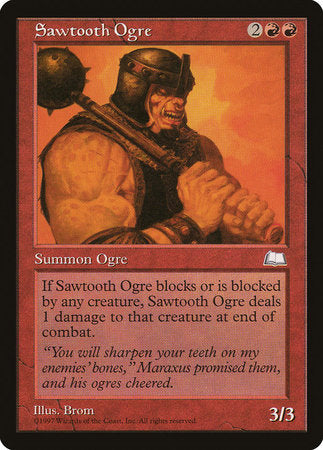 Sawtooth Ogre [Weatherlight] | All About Games