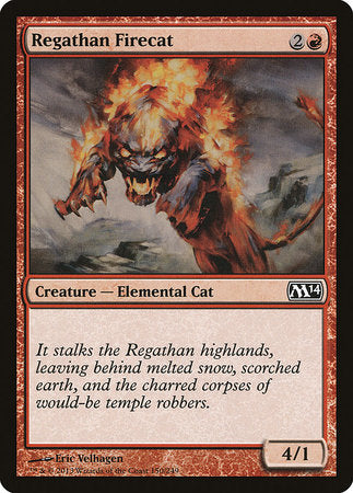 Regathan Firecat [Magic 2014] | All About Games