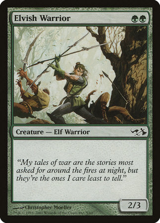 Elvish Warrior [Duel Decks: Elves vs. Goblins] | All About Games