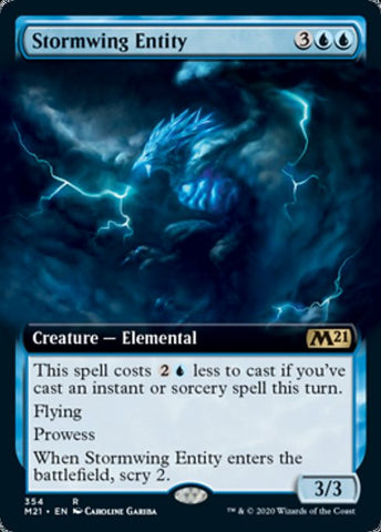 Stormwing Entity (Extended Art) [Core Set 2021]
