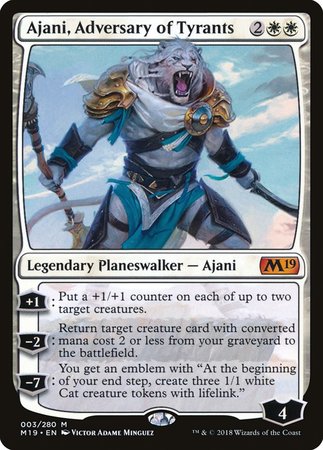 Ajani, Adversary of Tyrants [Core Set 2019] | All About Games