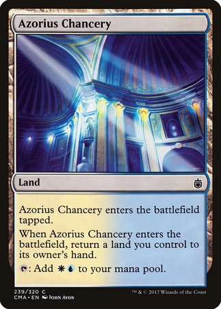 Azorius Chancery [Commander Anthology] | All About Games