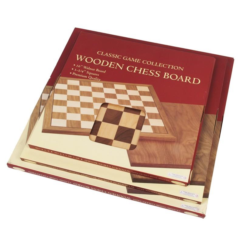16" Wooden Chess  Board | All About Games