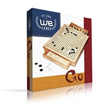 WE GAMES WOOD GO SET WITH PULL OUT DRAWERS -12 IN.