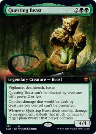 Questing Beast (Extended Art) [Throne of Eldraine]