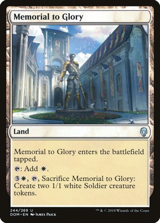 Memorial to Glory [Dominaria] | All About Games