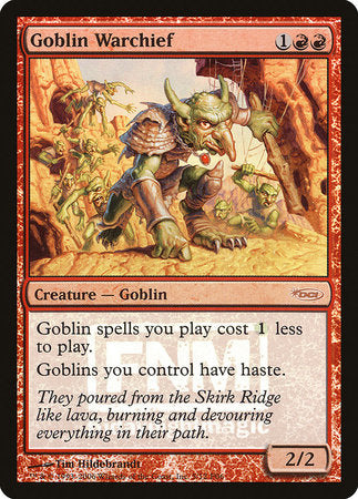 Goblin Warchief (2006) [Friday Night Magic 2006] | All About Games