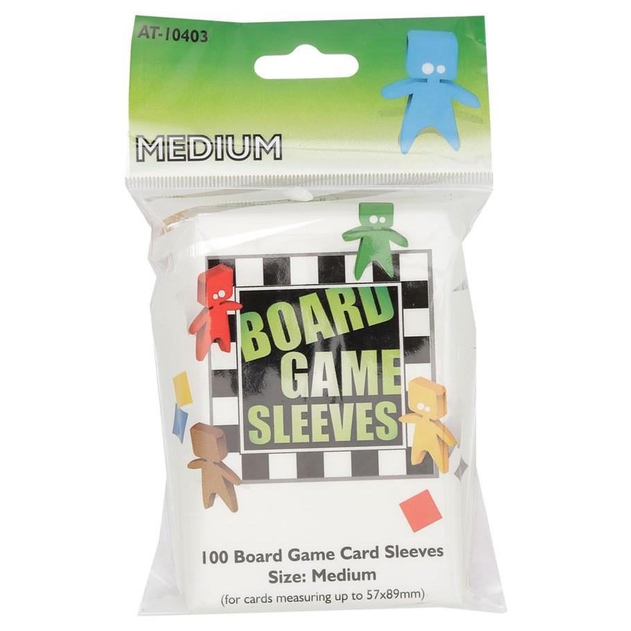 Medium Board Game Sleeves 44mm x 68mm (100)