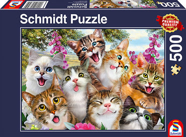 Puzzle: 500 Cat Selfie