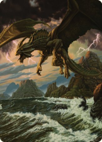 Ancient Bronze Dragon Art Card (03) [Commander Legends: Battle for Baldur's Gate Art Series]