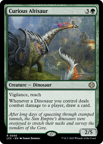 Curious Altisaur [The Lost Caverns of Ixalan Commander]