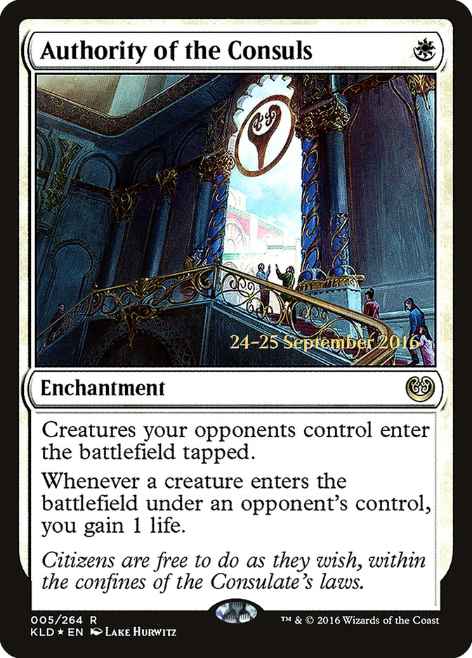 Authority of the Consuls  [Kaladesh Prerelease Promos] | All About Games