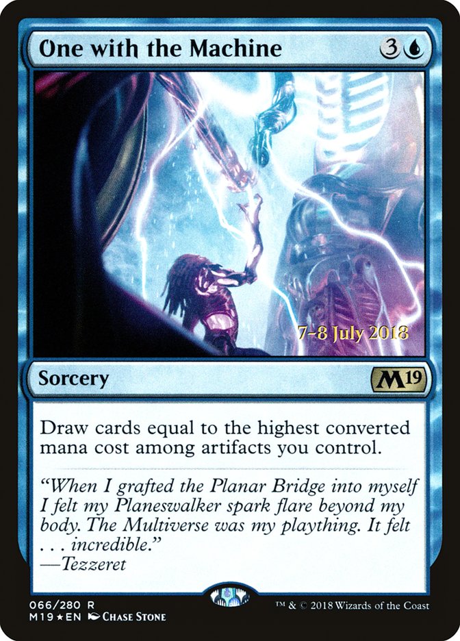 One with the Machine  [Core Set 2019 Prerelease Promos] | All About Games