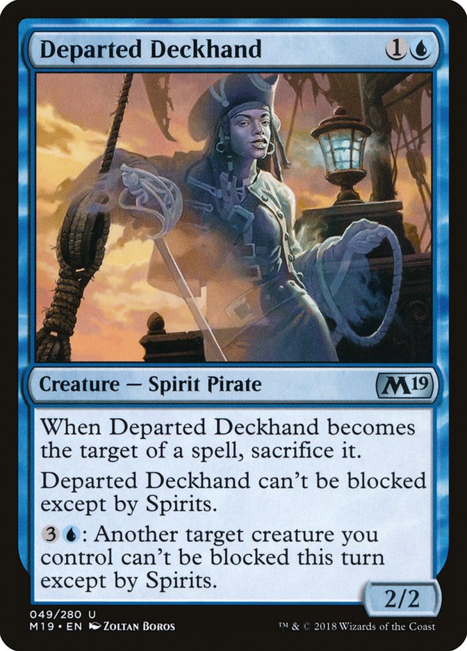 Departed Deckhand [Core Set 2019] | All About Games