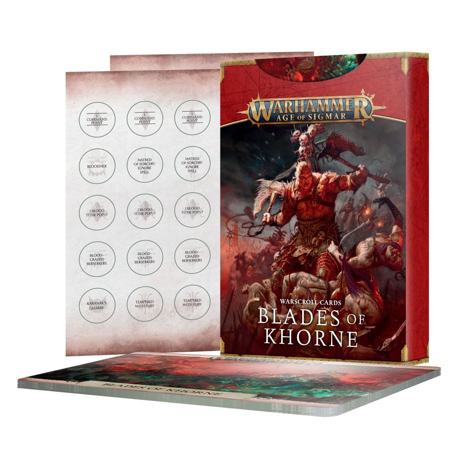 Warscroll Cards: Blades of Khorne