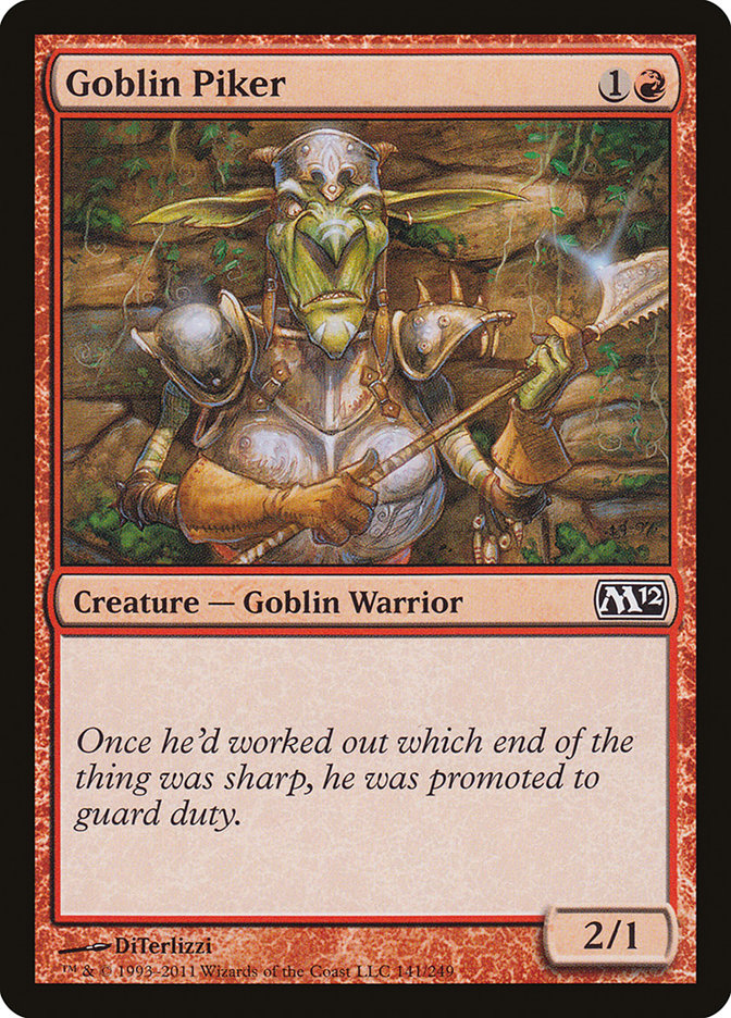 Goblin Piker [Magic 2012] | All About Games
