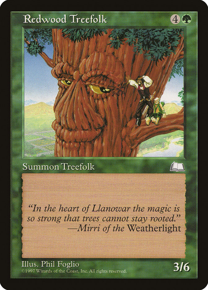 Redwood Treefolk [Weatherlight] | All About Games