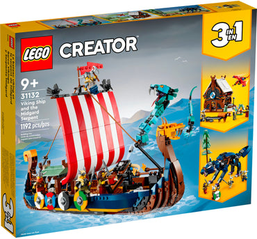31132 LEGO ® CREATOR Viking Ship and the Midgard Serpent