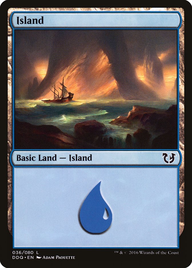 Island (36) [Duel Decks: Blessed vs. Cursed] | All About Games