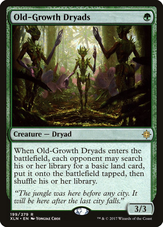 Old-Growth Dryads [Ixalan] | All About Games