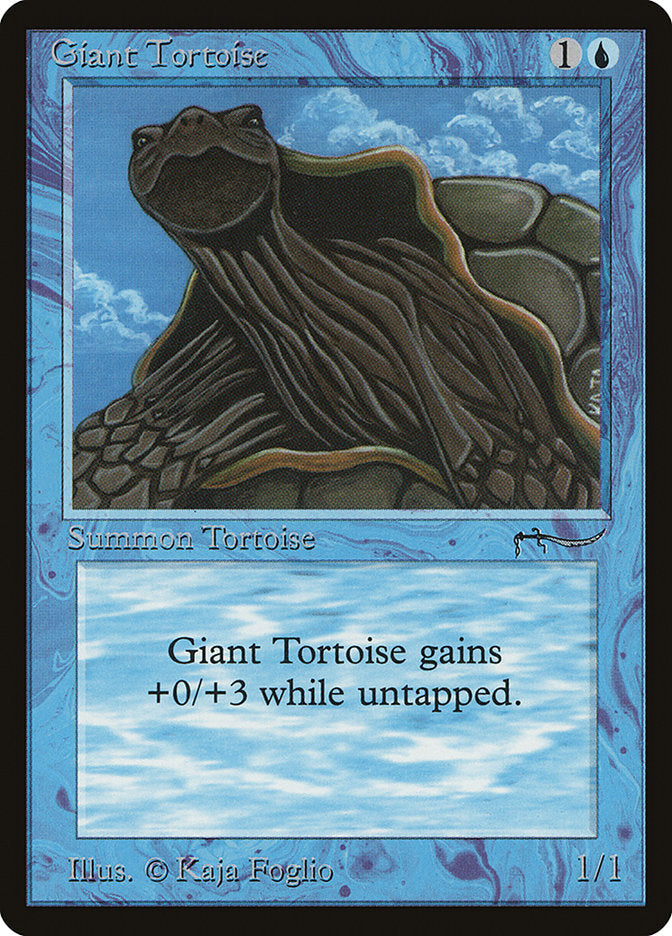 Giant Tortoise (Light Mana Cost) [Arabian Nights] | All About Games