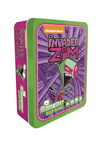 Invader Zim Doomsday Dice Game Tin
