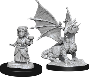 Monster: Wyrmling, Silver Dragon  & Female Halfling