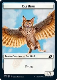 Cat Bird // Human Soldier (005) Double-sided Token [Ikoria: Lair of Behemoths Tokens] | All About Games
