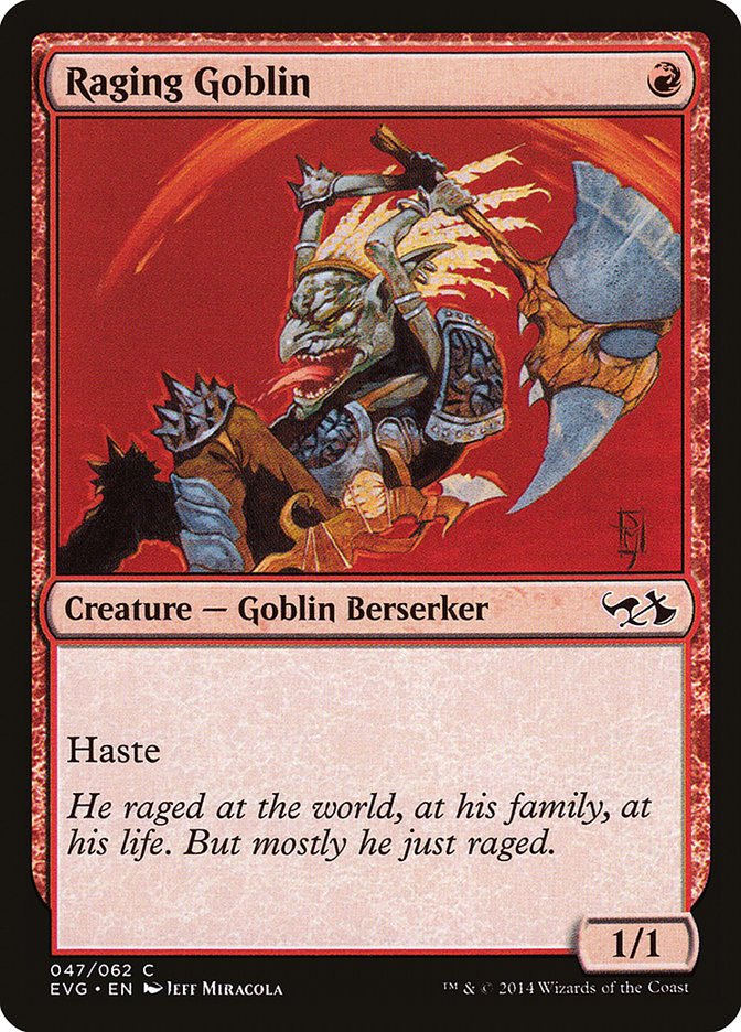 Raging Goblin (Elves vs. Goblins) [Duel Decks Anthology]