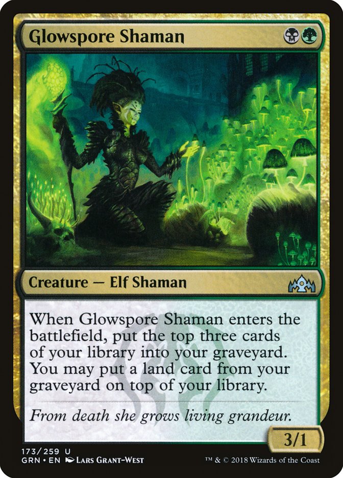 Glowspore Shaman [Guilds of Ravnica] | All About Games