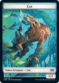 Cat // Germ Double-sided Token [Double Masters Tokens] | All About Games