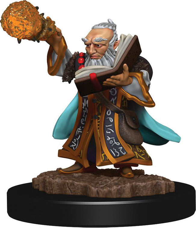 Dungeons & Dragons Fantasy Miniatures: Icons of the Realms Premium Figures W5 Gnome Wizard Male | All About Games