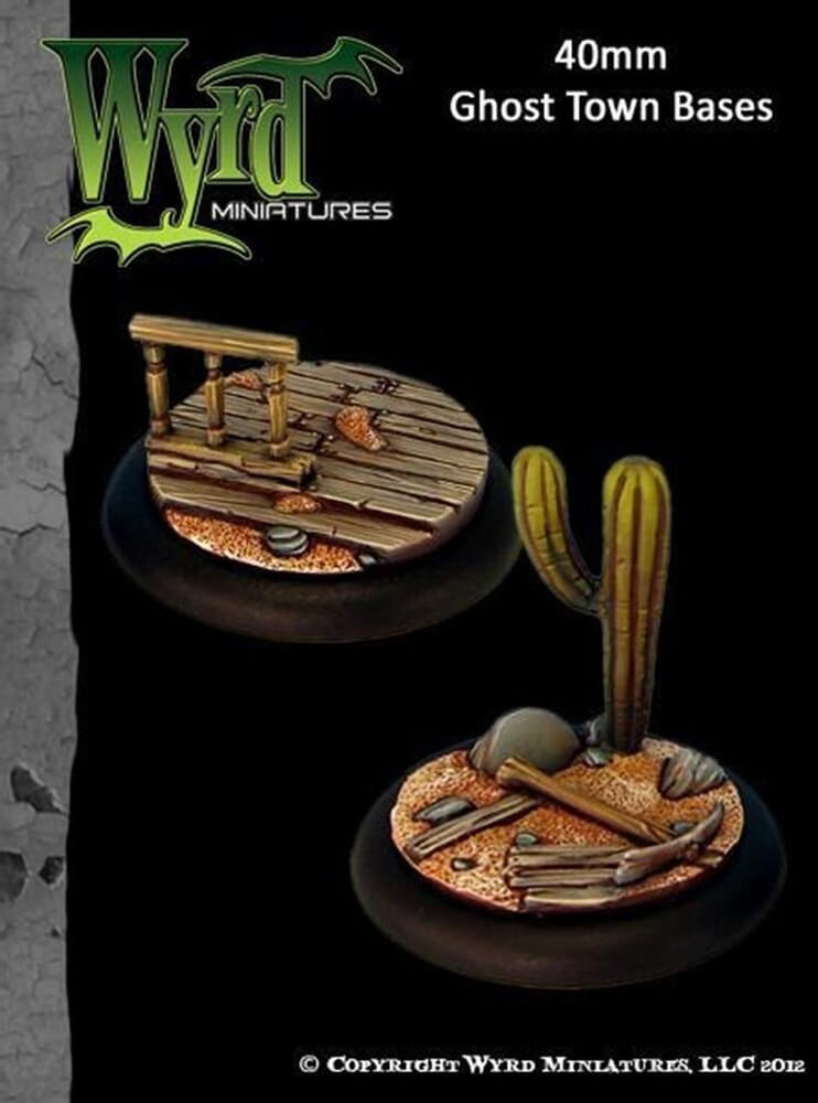 Ghost Town Bases 40mm