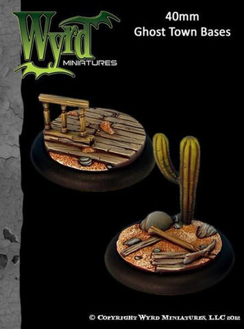 Ghost Town Bases 40mm