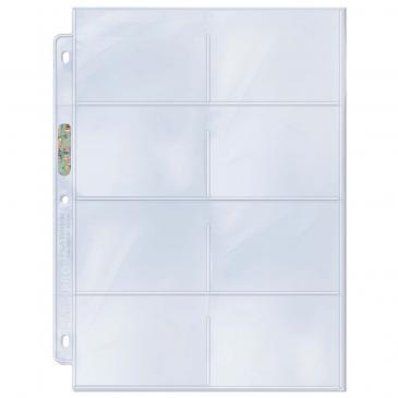 8-Pocket Platinum Page with 3-1/2" X 2-3/4" Pockets