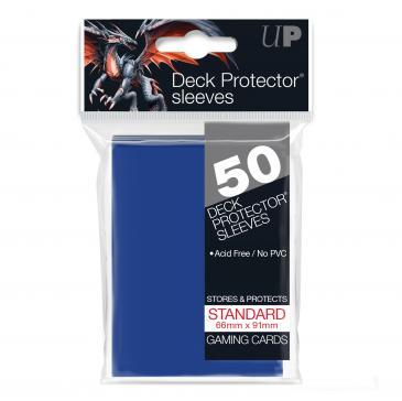 50ct Blue Standard Deck Protectors | All About Games