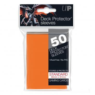 50ct Orange Standard Deck Protectors